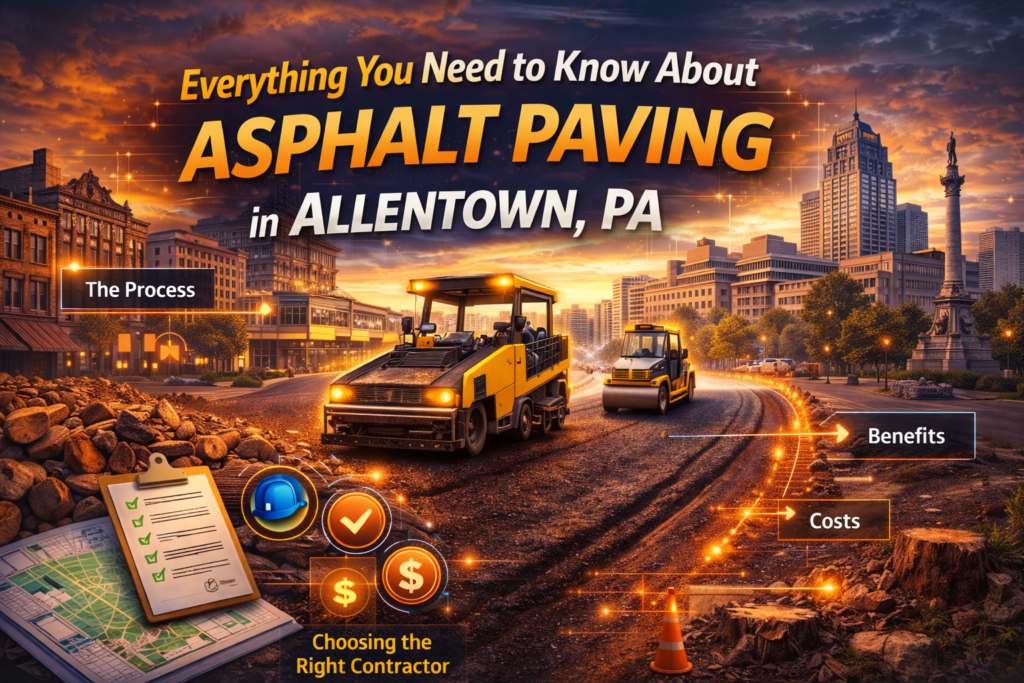 Everything You Need to Know About Asphalt Paving in Allentown, PA